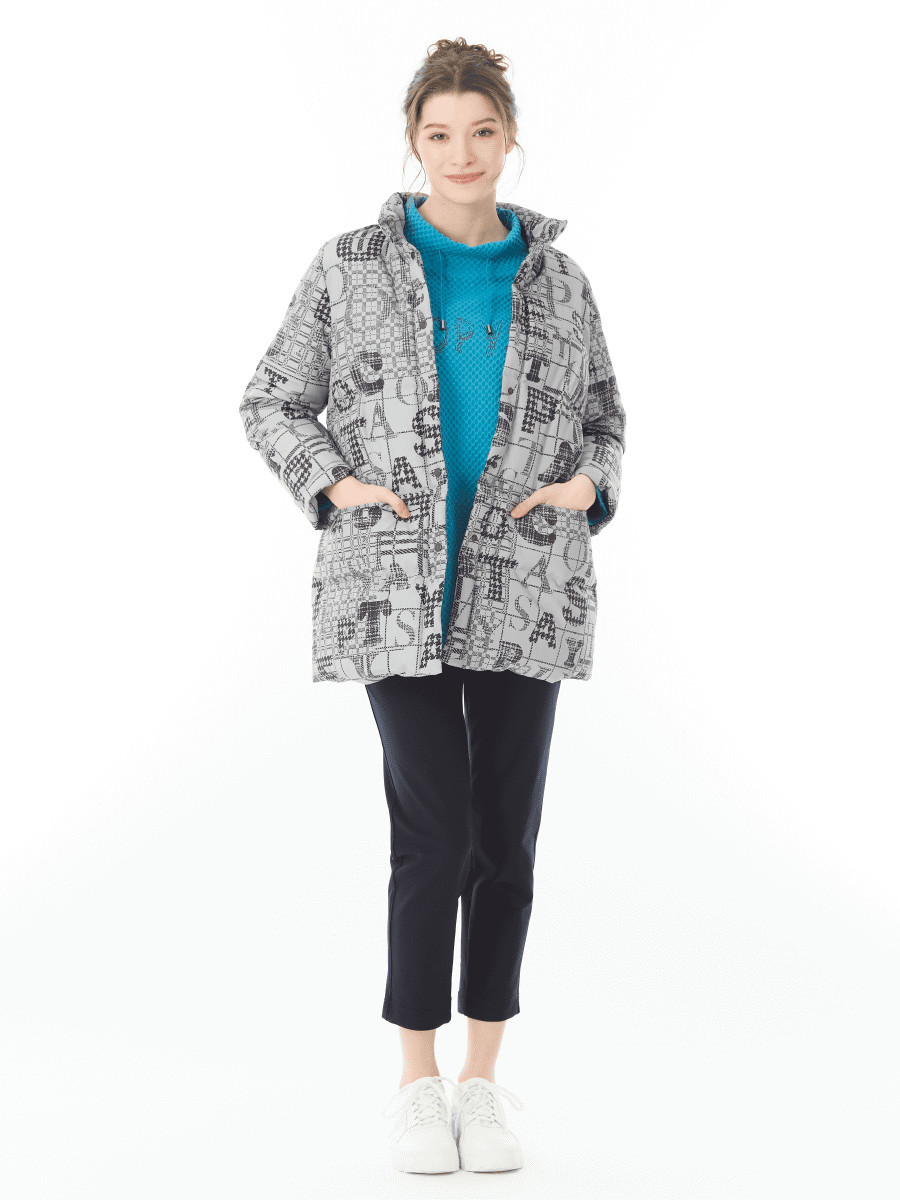 洗える中綿 プリントジャケット｜アトリエドール公式オンライン