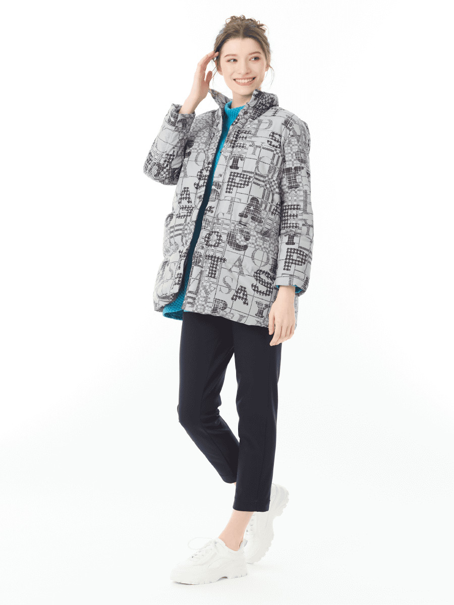 洗える中綿 プリントジャケット｜アトリエドール公式オンライン