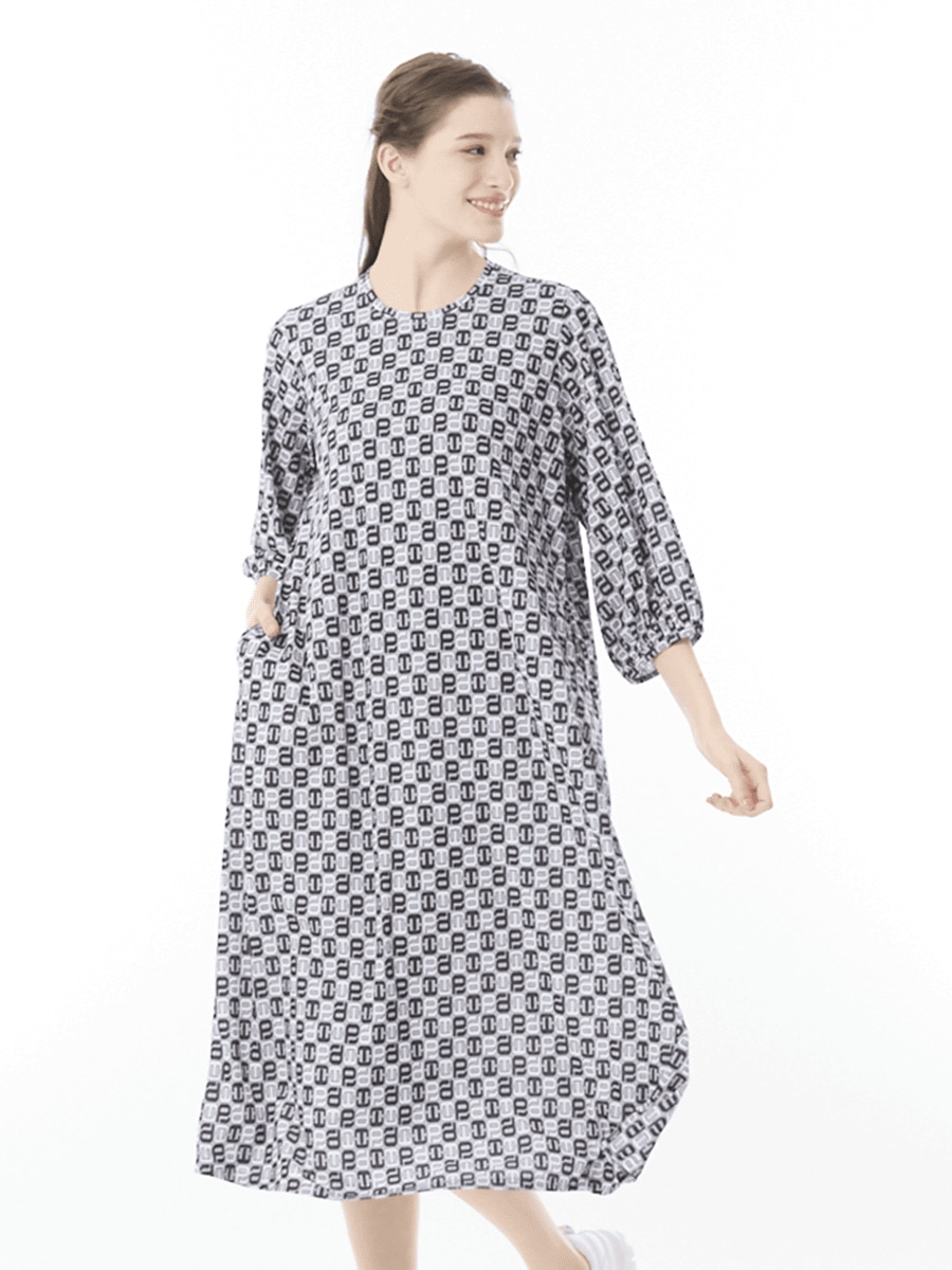 早いもの勝ち　フルーム　支給　サイン入り　ツールドフランス　ワンピース モノグラム速乾 サマーワンピース｜アトリエドール公式オンライン