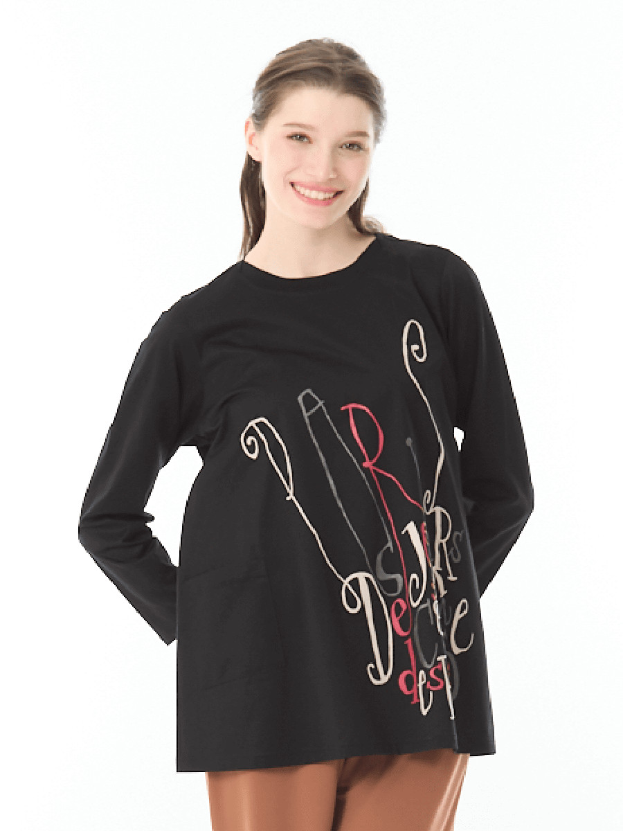 美光沢ポケットつきカットソー｜アトリエドール公式オンラインショップ