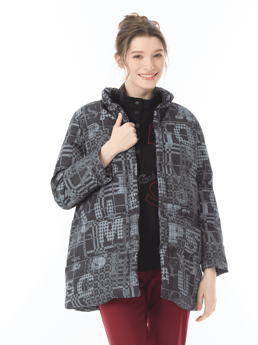 洗える中綿　プリントジャケット