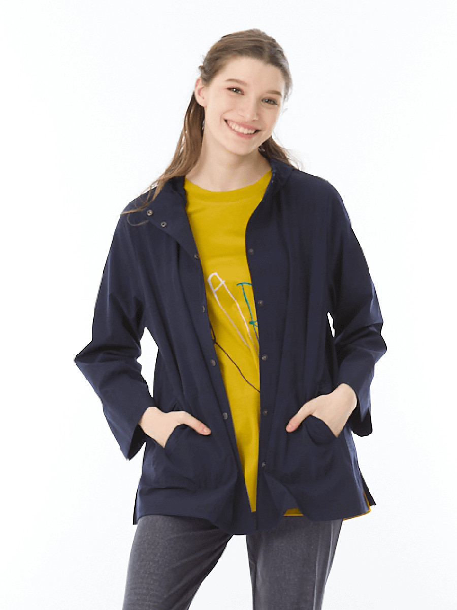 薄っすらプリント ストレッチジャケット｜アトリエドール公式