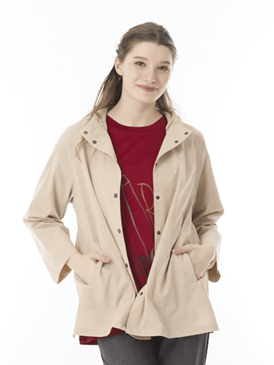 薄っすらプリント ストレッチジャケット｜アトリエドール公式