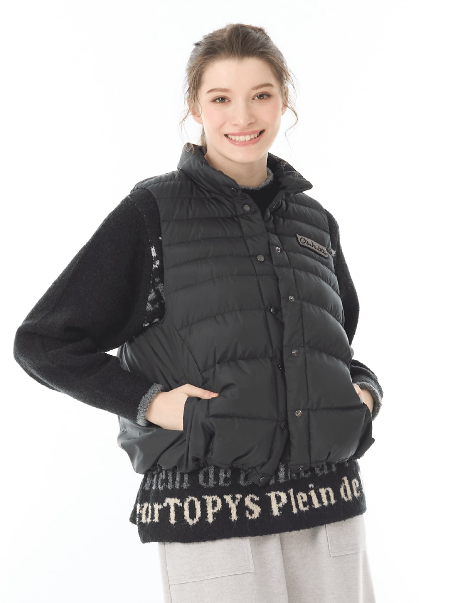 洗える中綿　ベスト