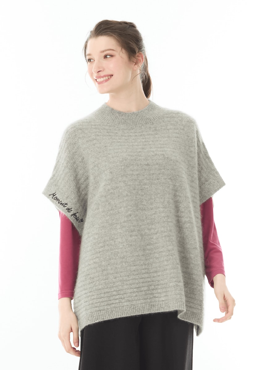 ヤク100％　あったかセーターベスト