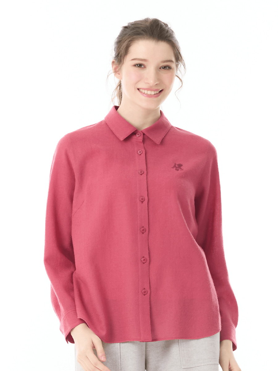 ウール100％ ガーゼ素材シャツ｜アトリエドール公式オンラインショップ