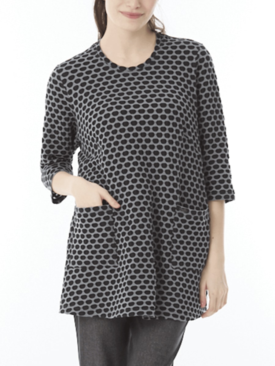 ポコポコストレッチ チュニックカットソー｜アトリエドール公式