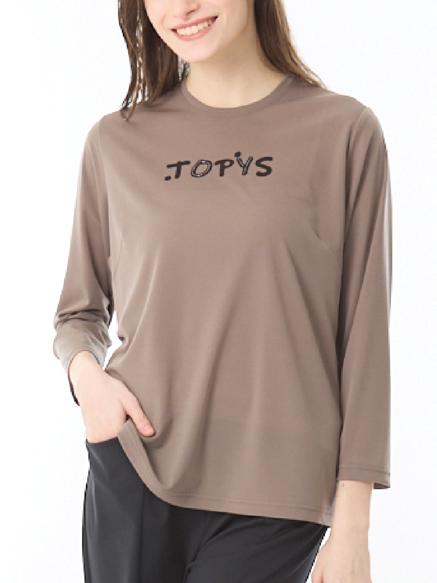 トリアセテート冷感丸首カットソー｜アトリエドール公式