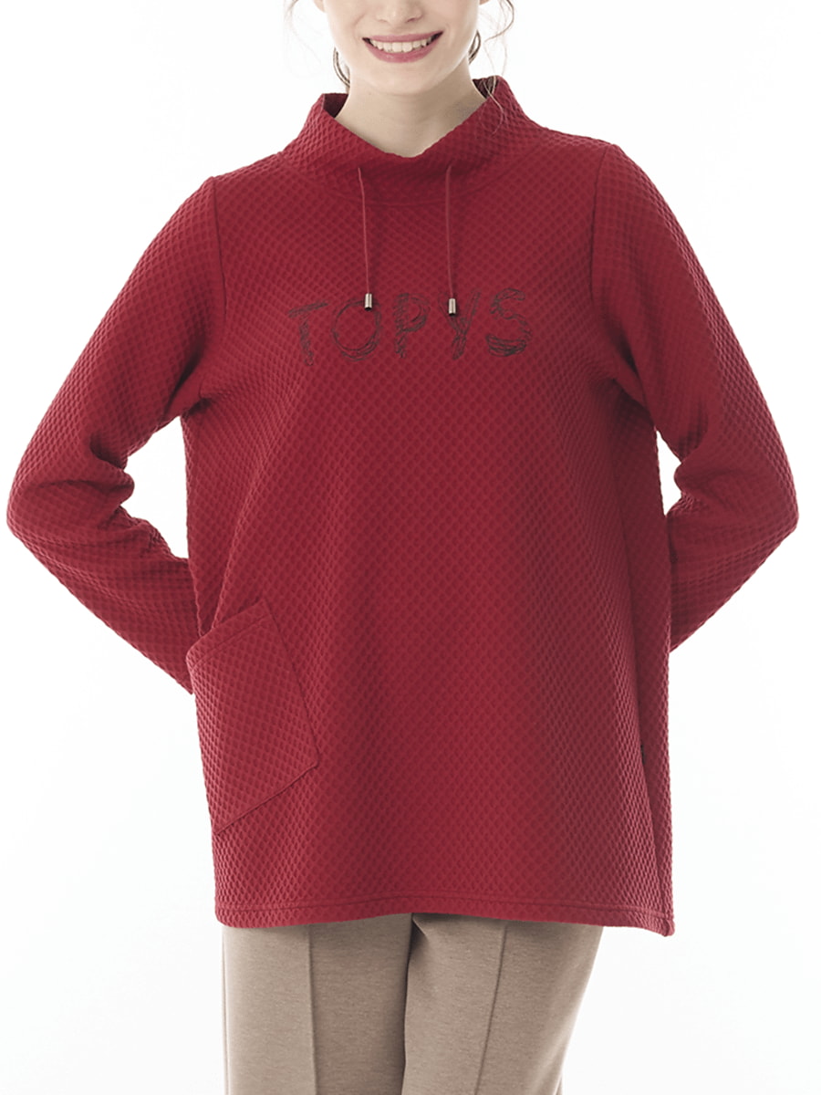 フクレドット ポケットつきカットソー