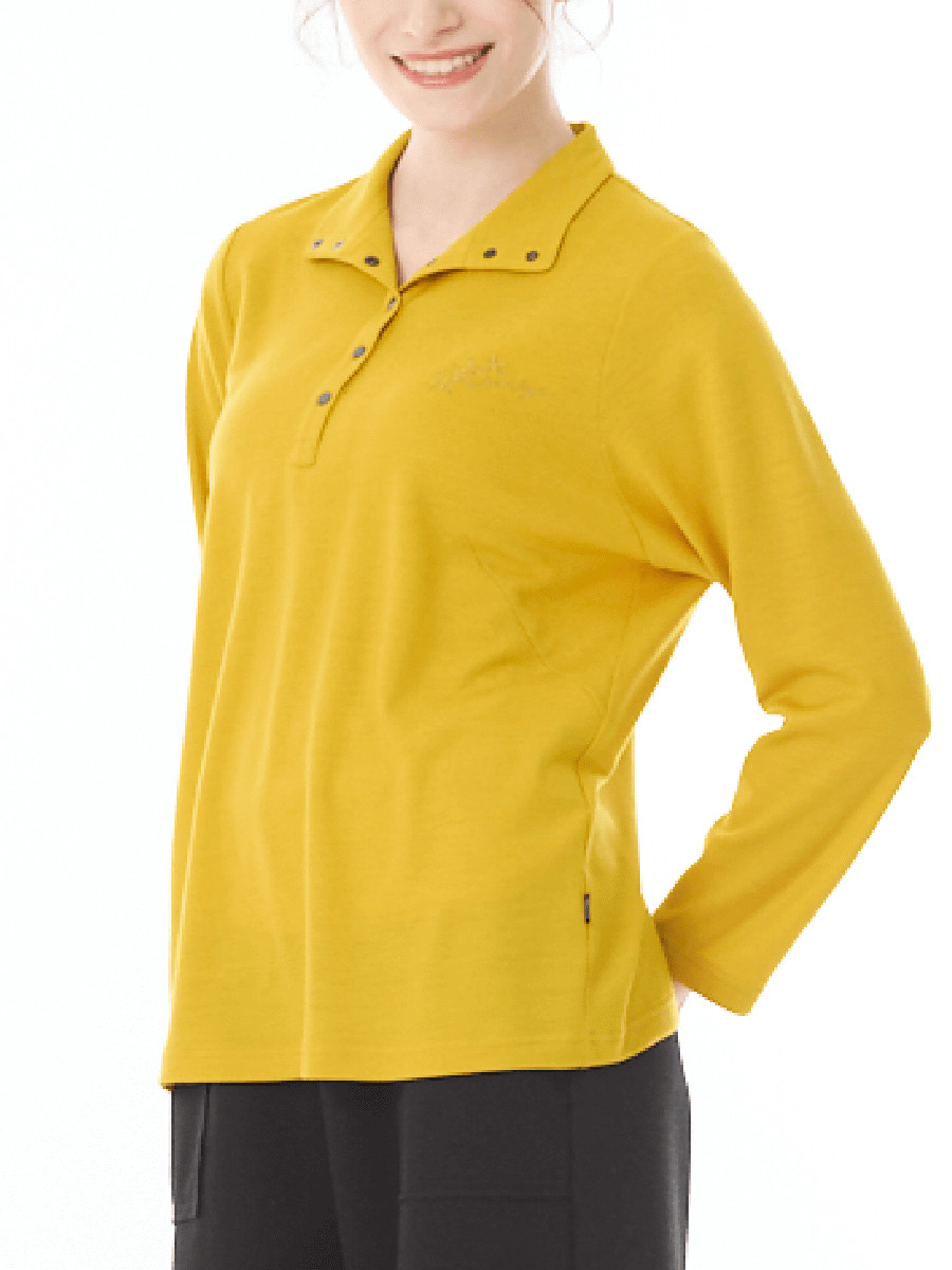 洗えるウール 襟付きカットソー｜アトリエドール公式オンライン