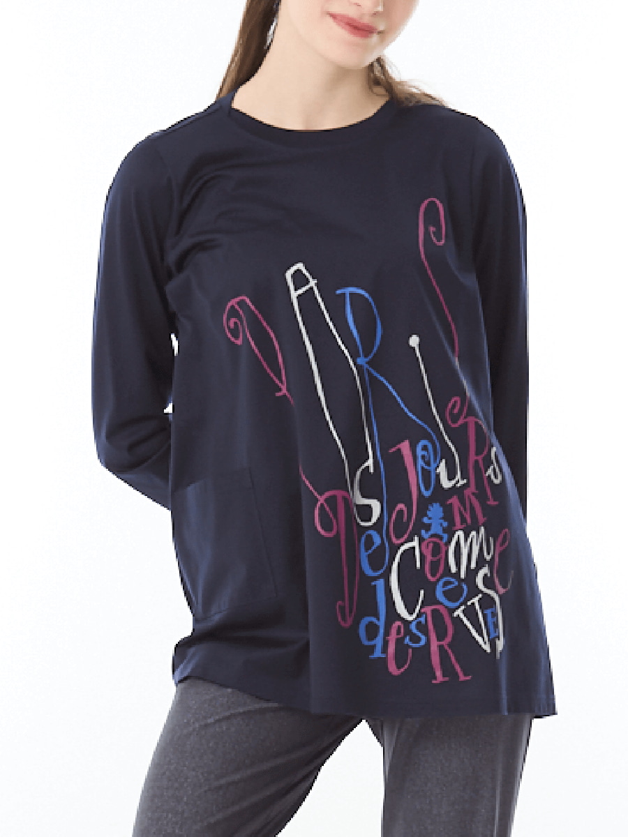 美光沢ポケットつきカットソー｜アトリエドール公式オンラインショップ