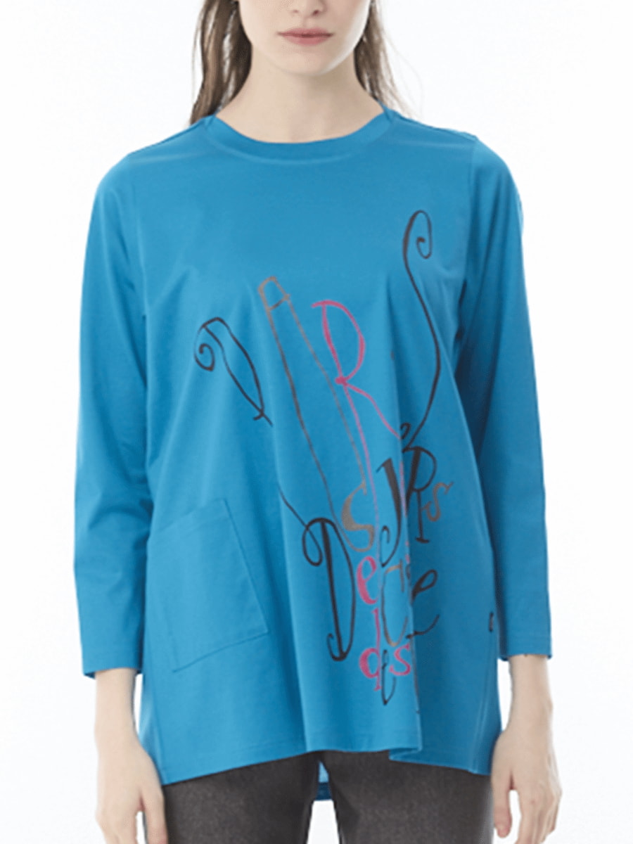 美光沢ポケットつきカットソー｜アトリエドール公式オンラインショップ