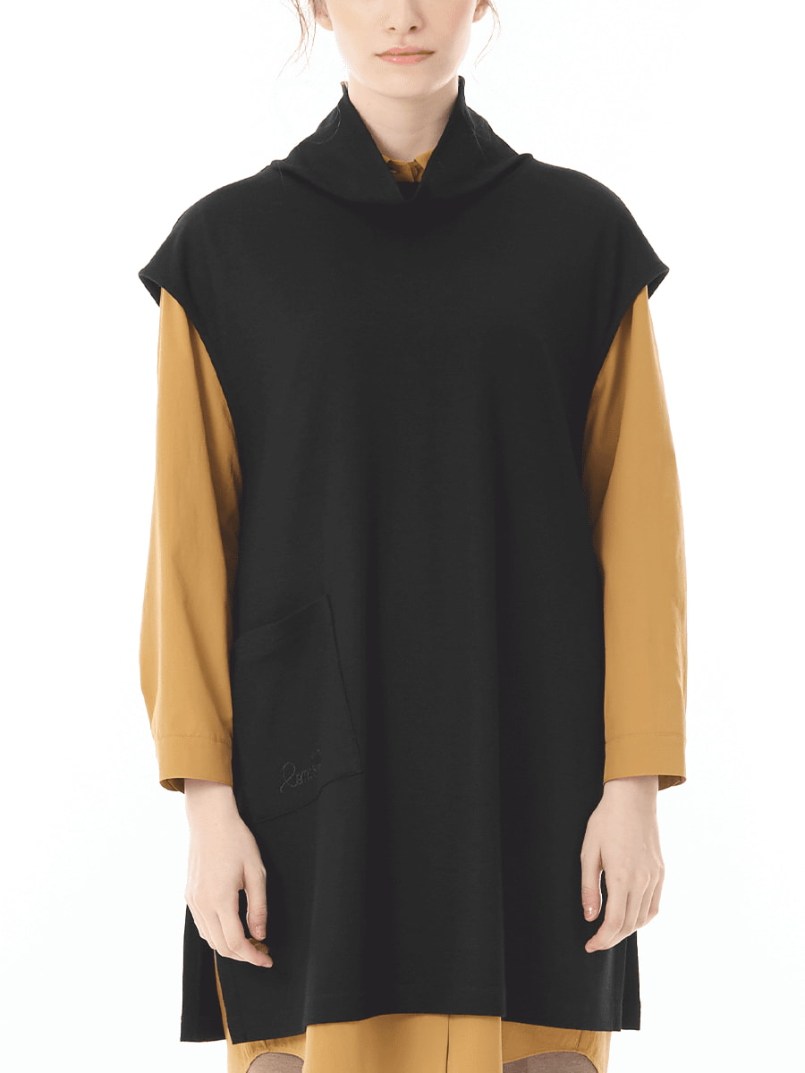 古布ロングベスト russet（ラシット）の「《qurumu》ロングベスト(KS-263)（ベスト