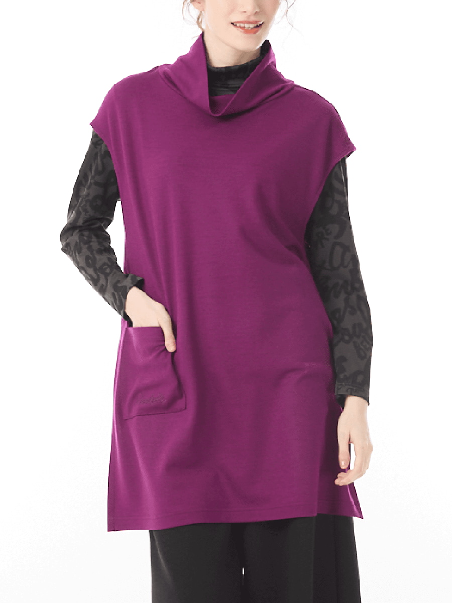 ウールロングベスト　新品未使用 洗えるウール ロングベスト｜アトリエドール公式オンラインショップ