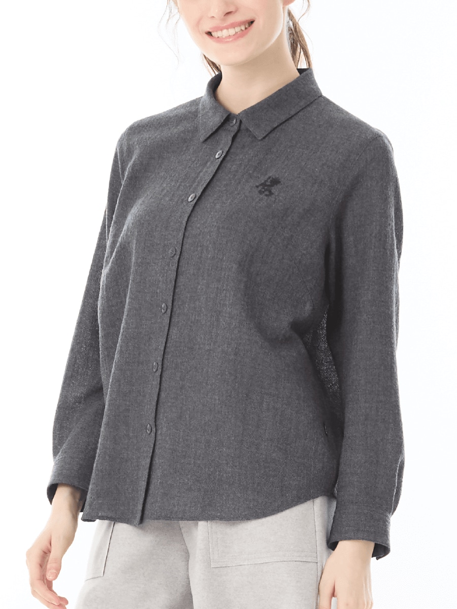 ウール100％ ガーゼ素材シャツ｜アトリエドール公式オンラインショップ