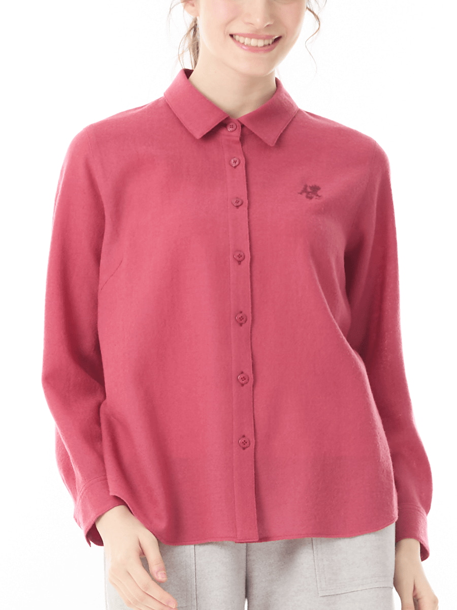 アトリエgg ガーゼシャツ ウール100％ ガーゼ素材シャツ｜アトリエドール公式オンラインショップ