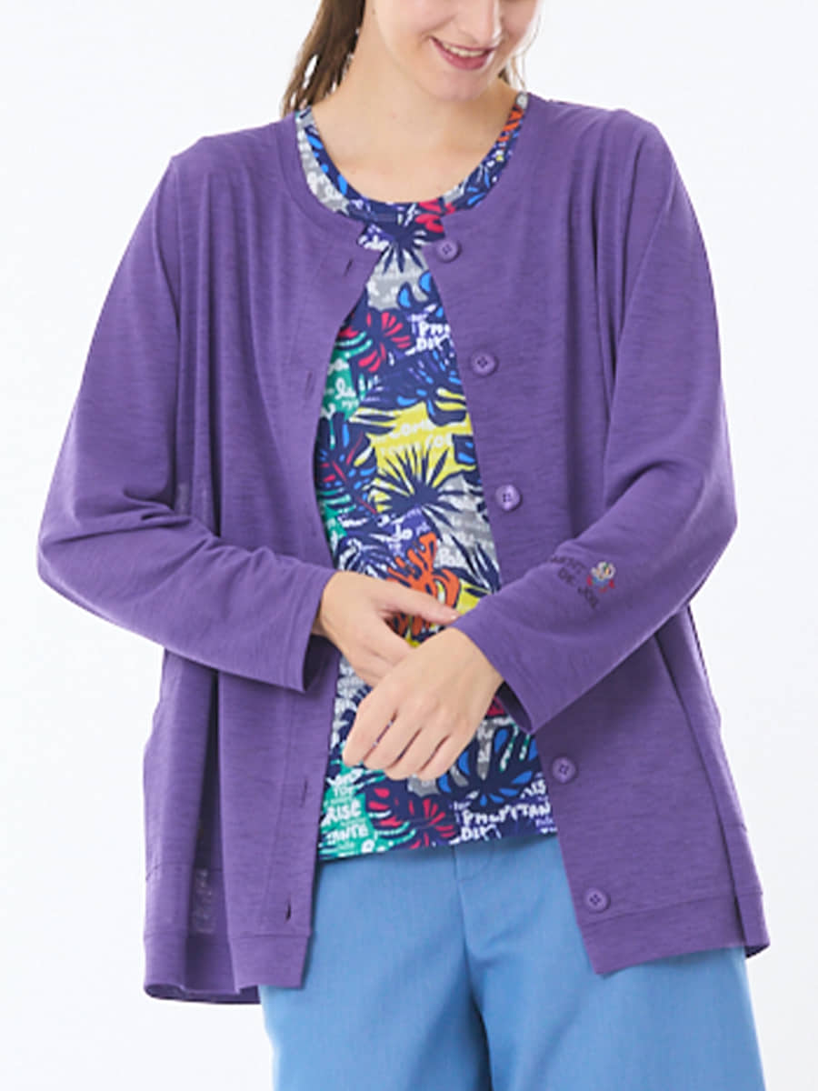 速乾ドライカノコ カーディガン