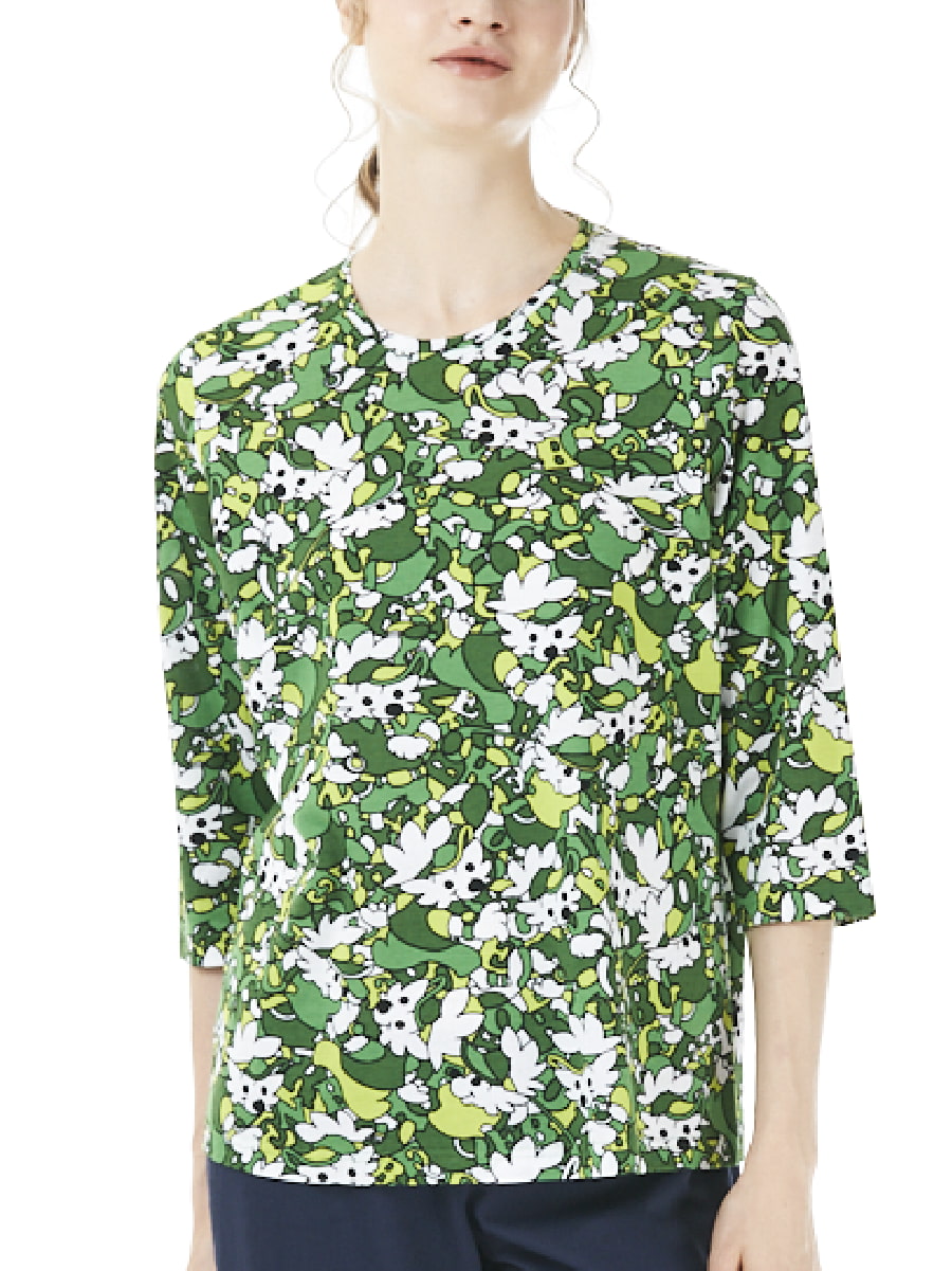 dirain カットソー PICCIN PERLA tシャツ 襟ビッグパールカットソー レディース